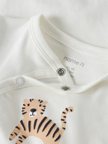 NAME IT Kezeslábas 'NBMVACION' - fehér