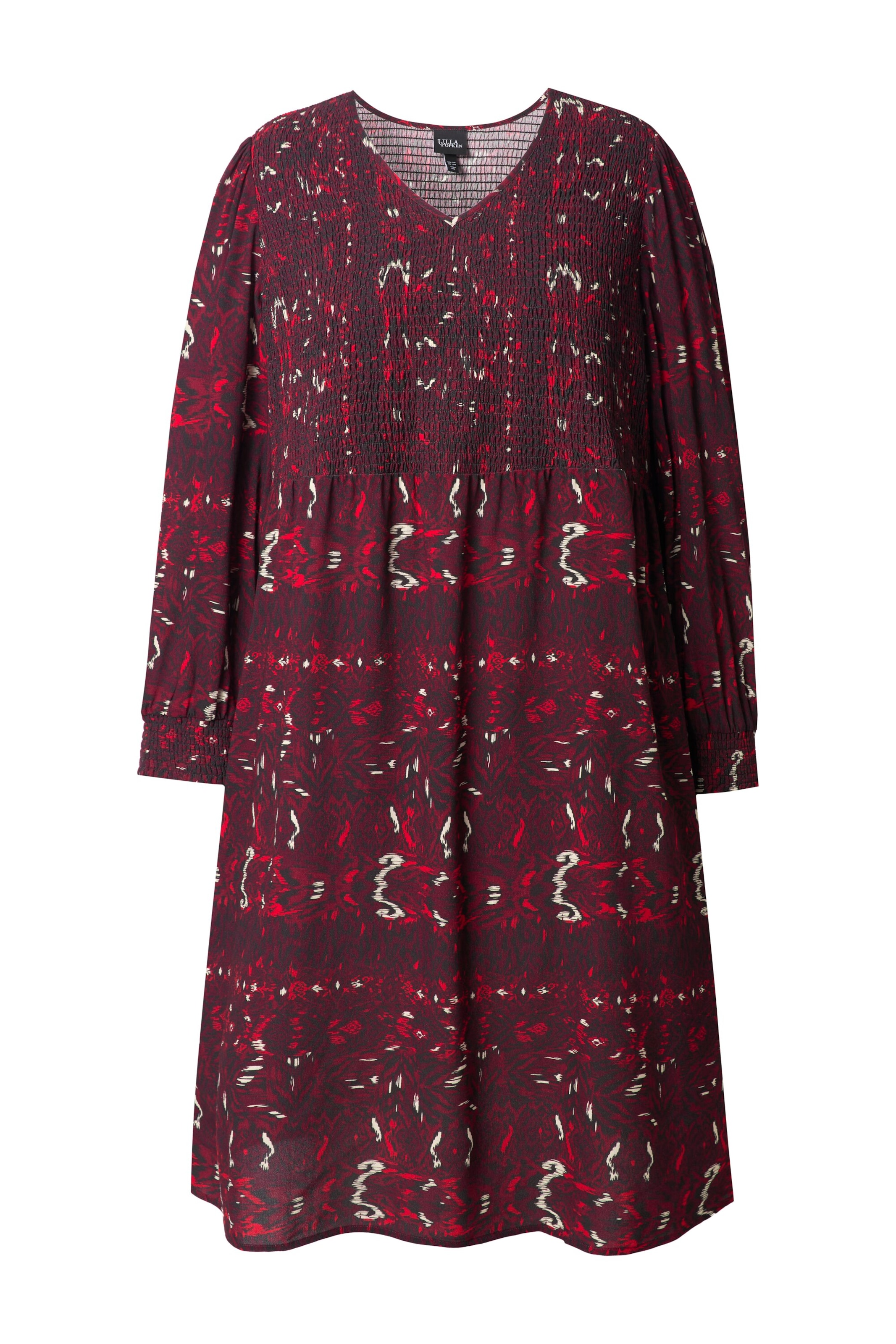 Ulla Popken Jurk in Rood: voorkant