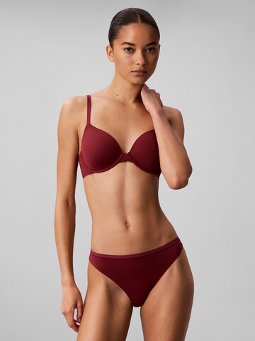 Calvin Klein T-shirt BH in Rood: voorkant
