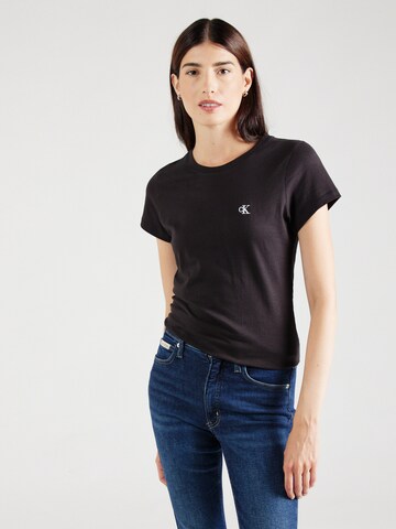 Calvin Klein Jeans Shirt in Black: front