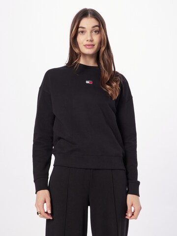 Tommy Jeans Bluzka sportowa w kolorze czarny: przód