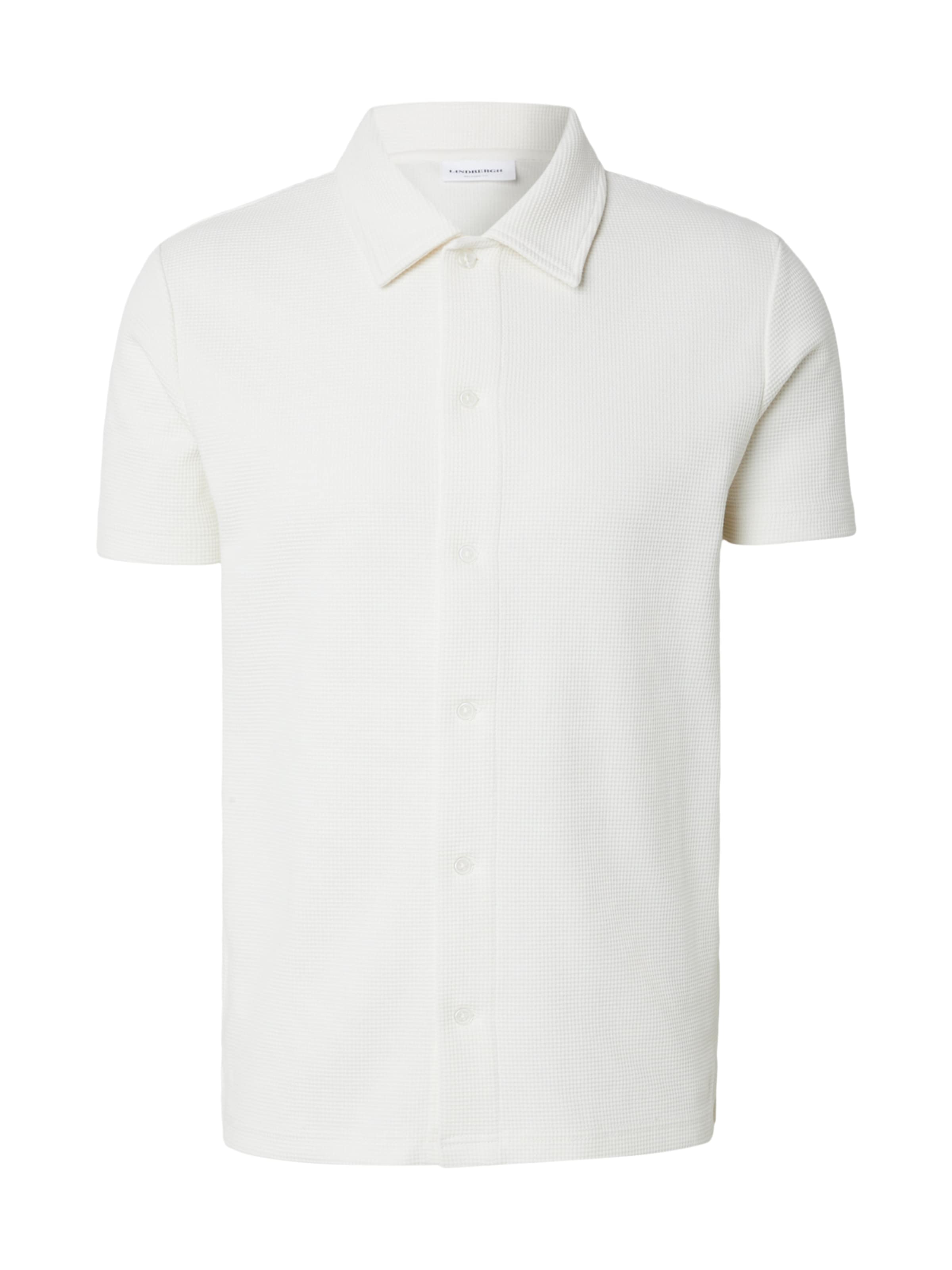 Lindbergh Regular fit Overhemd in Wit: voorkant