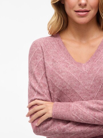 VILA Pullover i pink