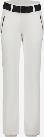 LUHTA Slim fit Outdoor Pants 'Joentaus' in White: front