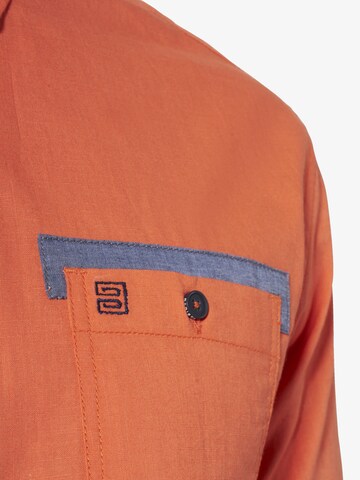 BABISTA Regular fit Button Up Shirt 'Vinclo' in Orange