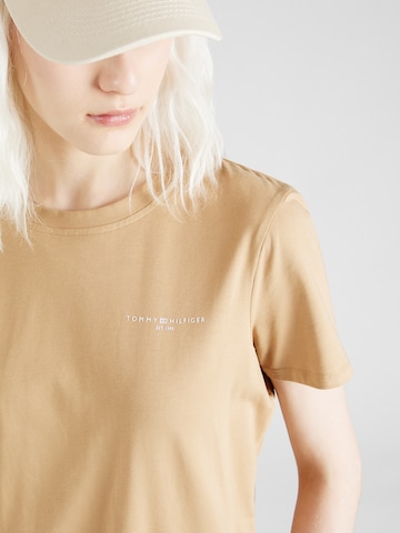 TOMMY HILFIGER Tričko '1985' – béžová
