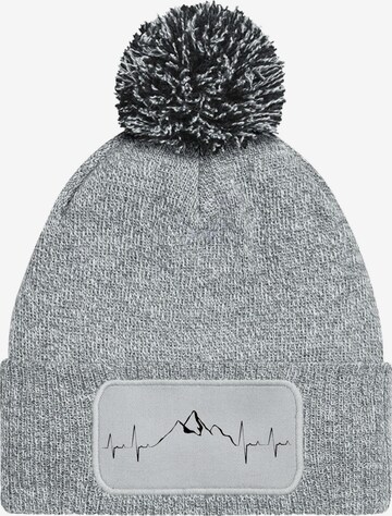 Youth Designz Mütze 'Heartbeat Mountain' in Grau: Vorderseite