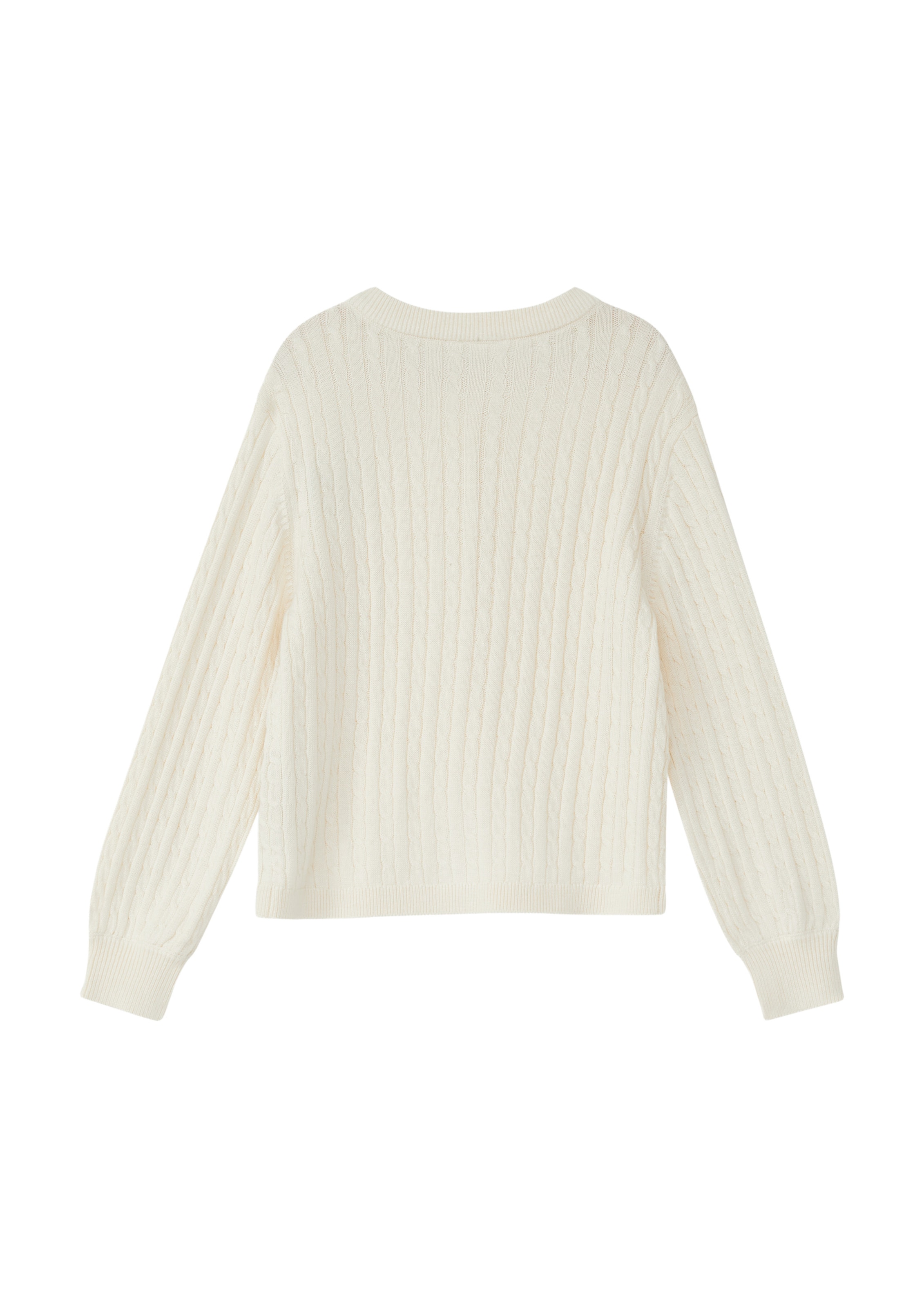 s.Oliver Gebreid vest in Beige