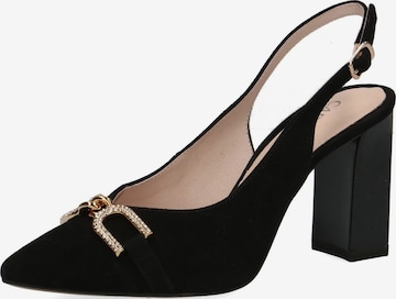 CAPRICE Pumps in Zwart: voorkant