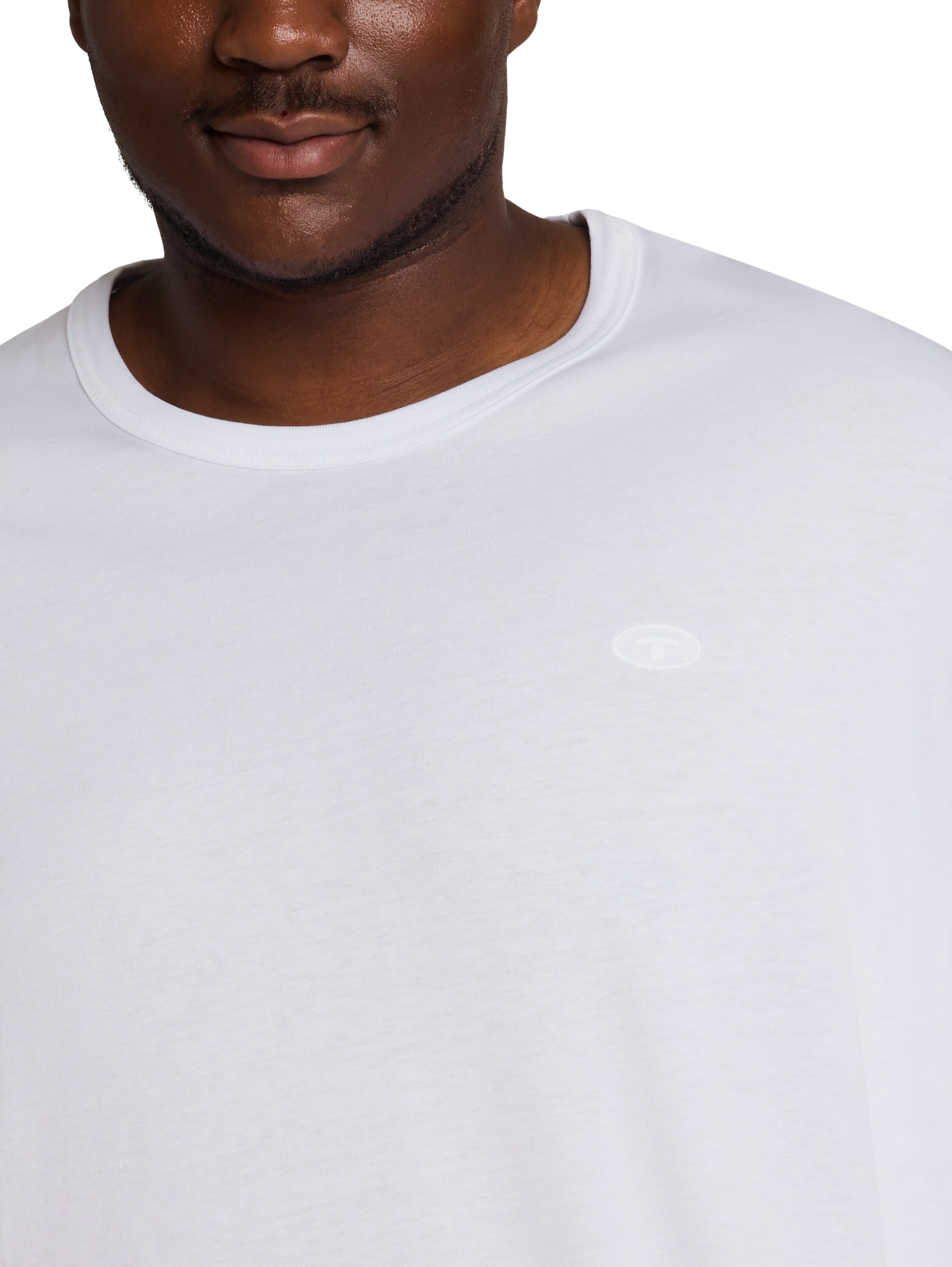 TOM TAILOR Men + Shirt in White