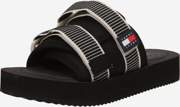 Tommy Jeans Pantolette i svart: framsida