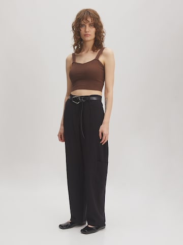 EDITED Loosefit Broek 'Regina' in Zwart