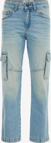 WE Fashion Regular Jeans in Blau: predná strana