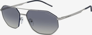 Lunettes de soleil '0EA2147' Emporio Armani en argent : devant