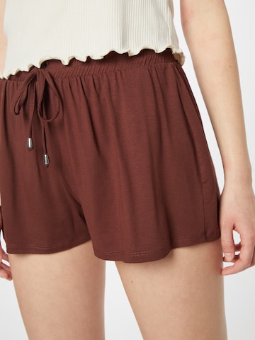 ABOUT YOU Loose fit Pants 'Inken' in Brown