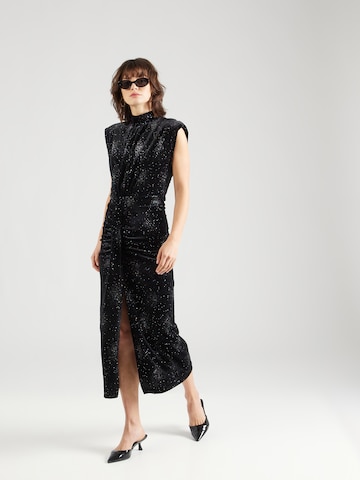 Robe de cocktail 'EXOTIC' Essentiel Antwerp en noir : devant