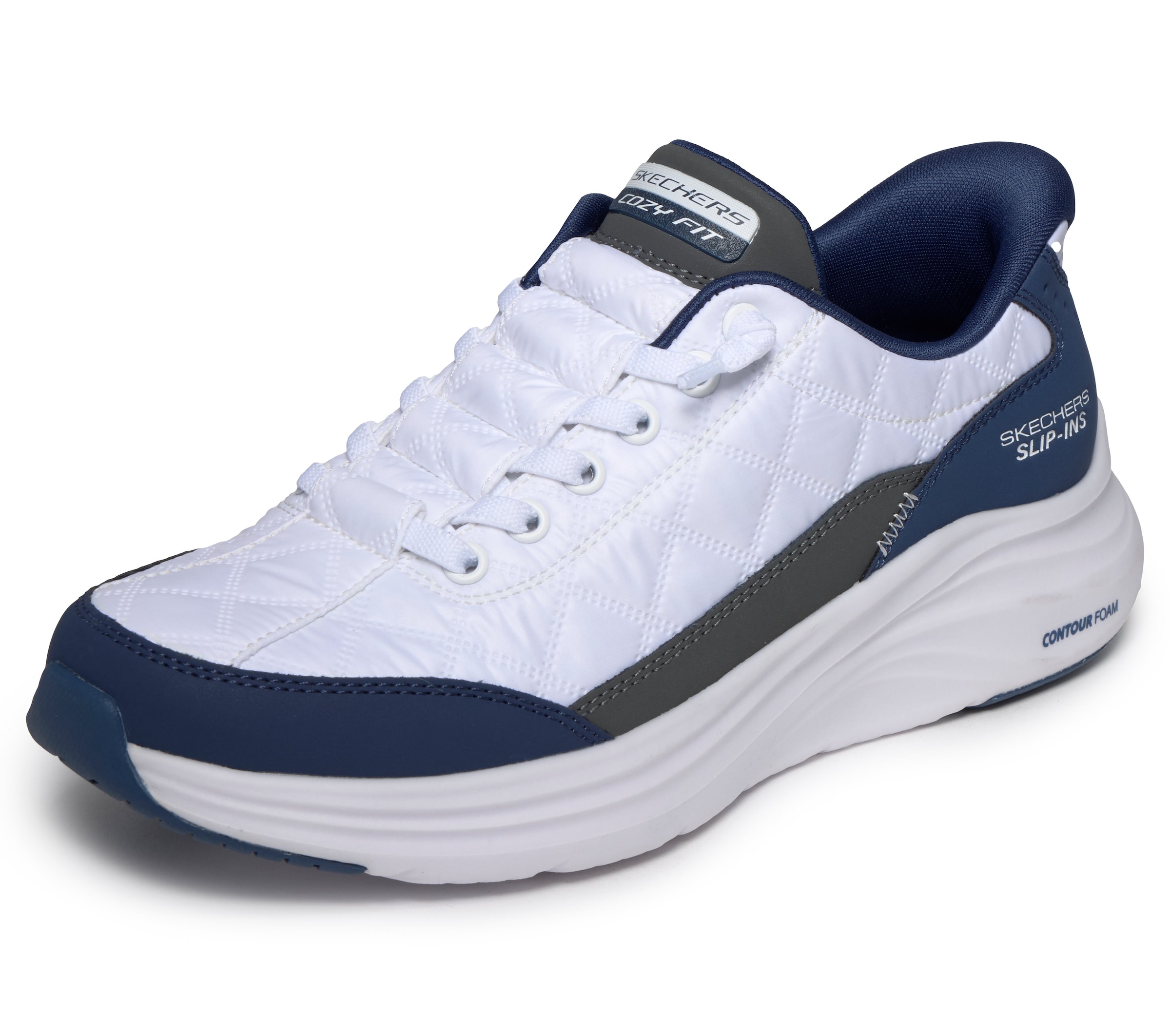 SKECHERS Sneakers in White: front