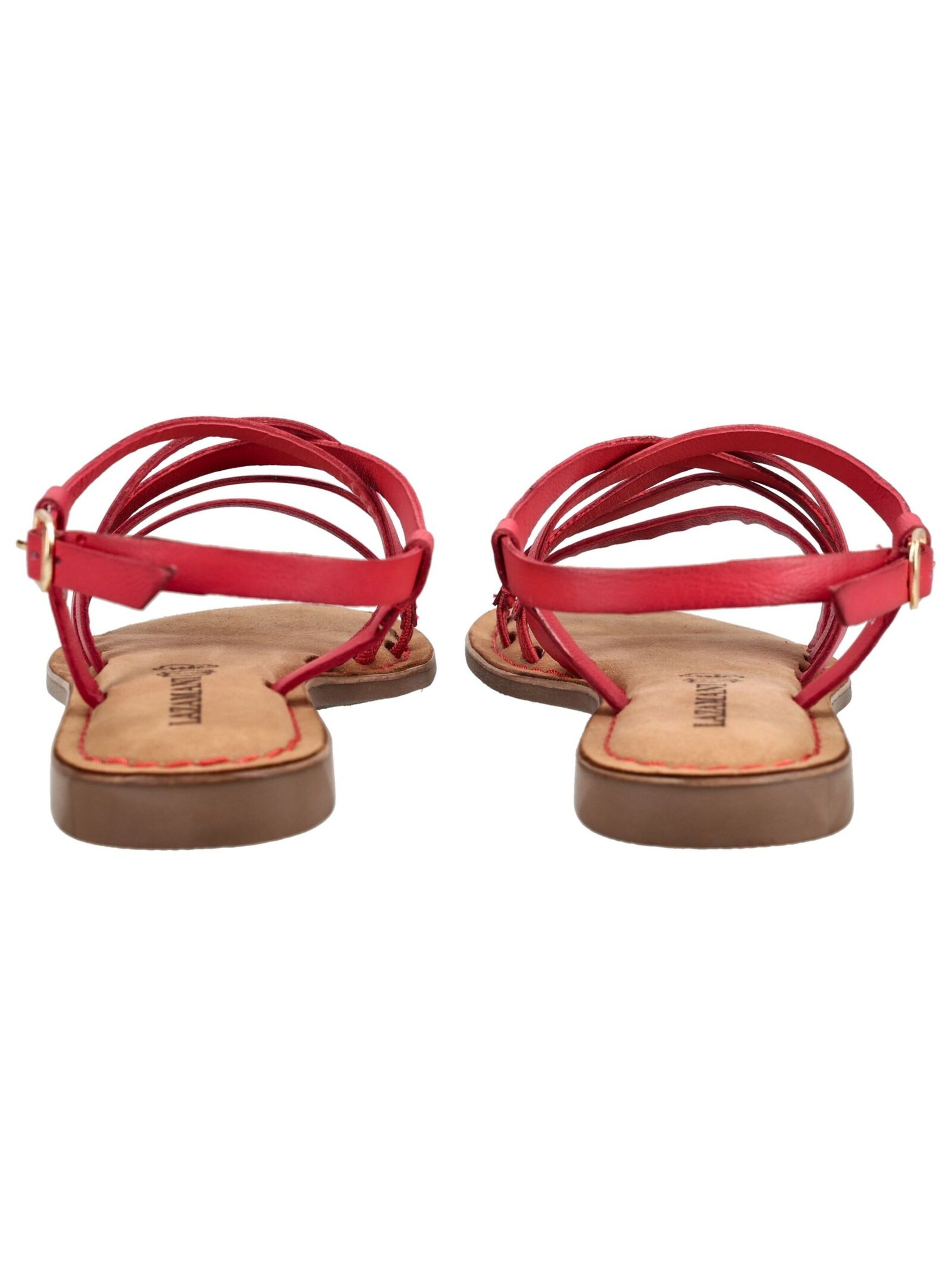 Sandalo con cinturino di LAZAMANI in rosso