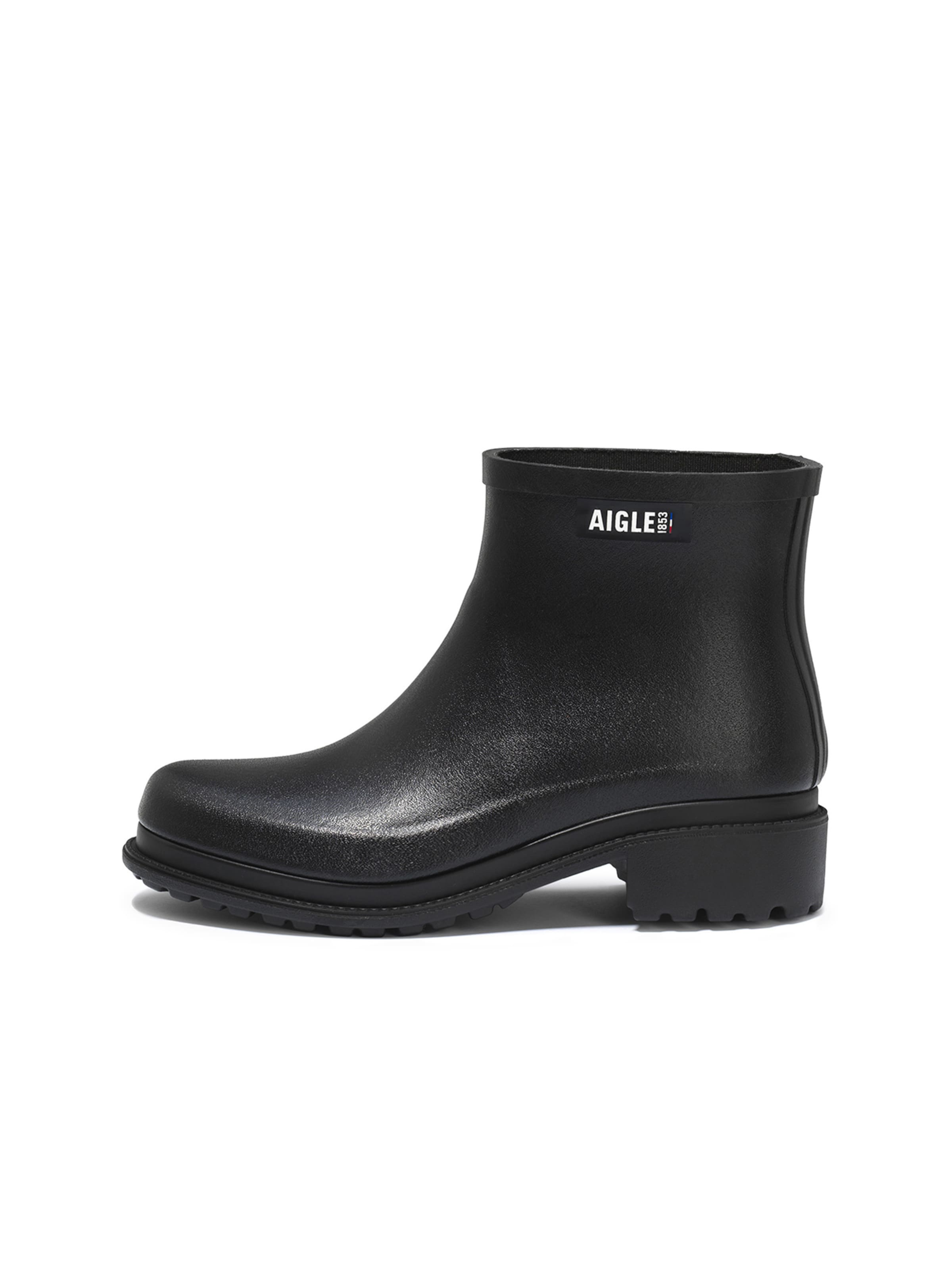Botine 'Fulfeel low' de la AIGLE pe negru: față