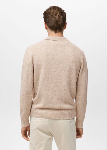 MANGO MAN Pullover 'Oreo' in Beige