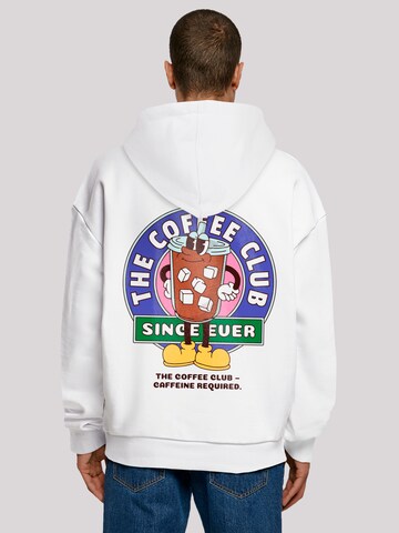 F4NT4STIC Sweatshirt 'Coffee Club' in Weiß