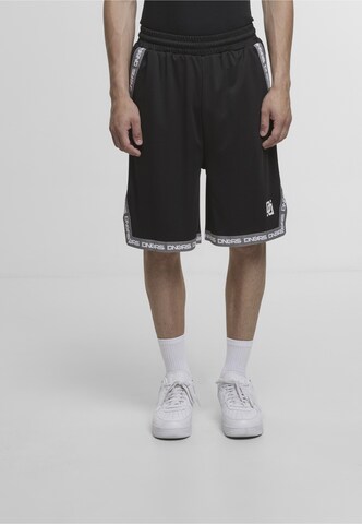 Dangerous DNGRS - Regular Calças 'Dunkin' em preto