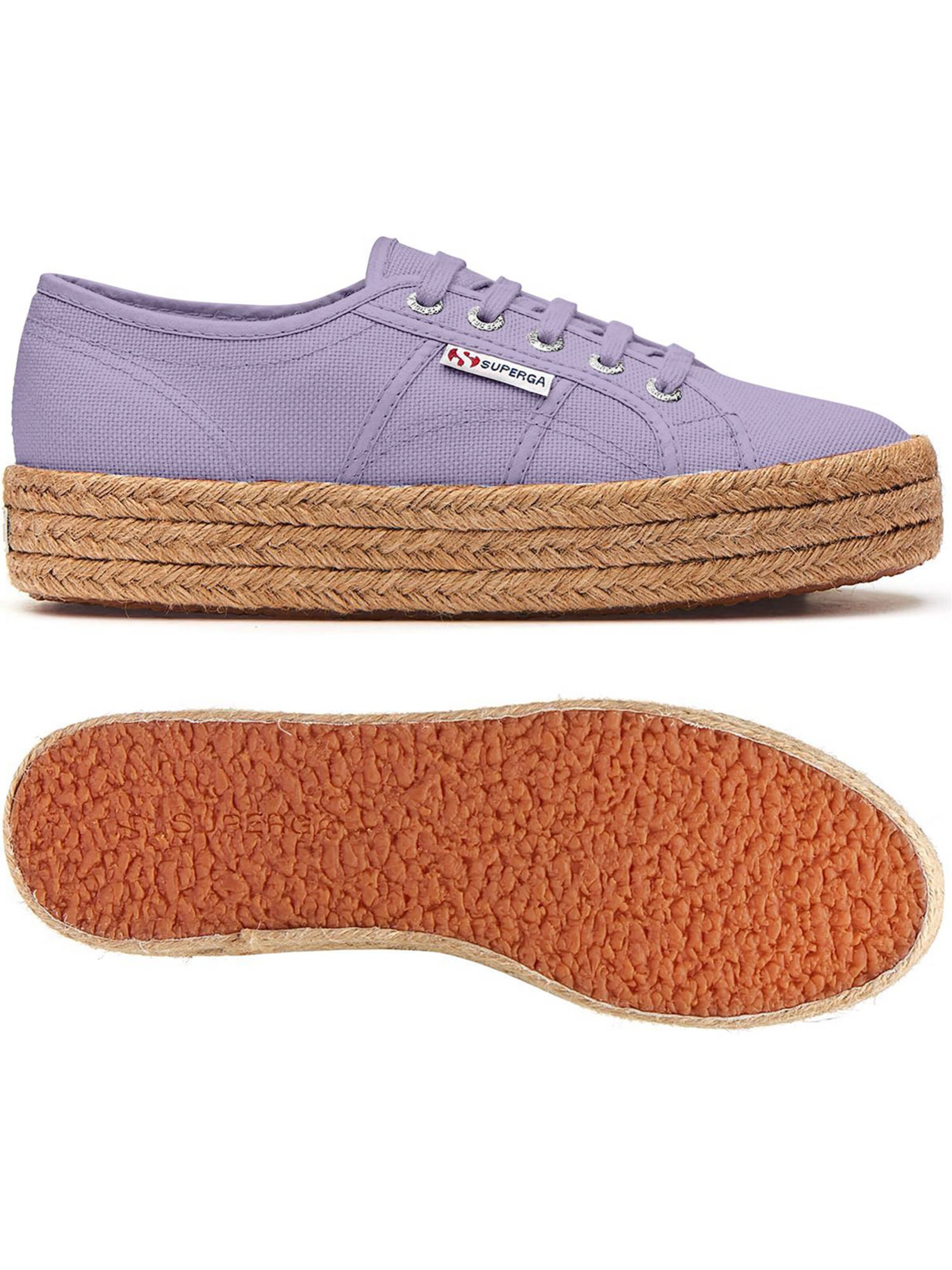 SUPERGA Platform trainers in Purple