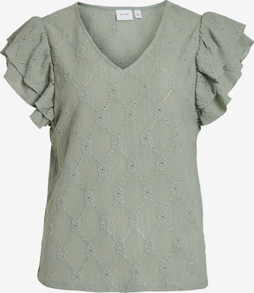 VILA - Blusa 'Della' en verde: frente