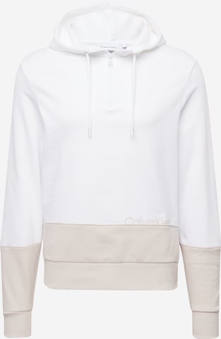 Calvin Klein Sweatshirt in Beige: front