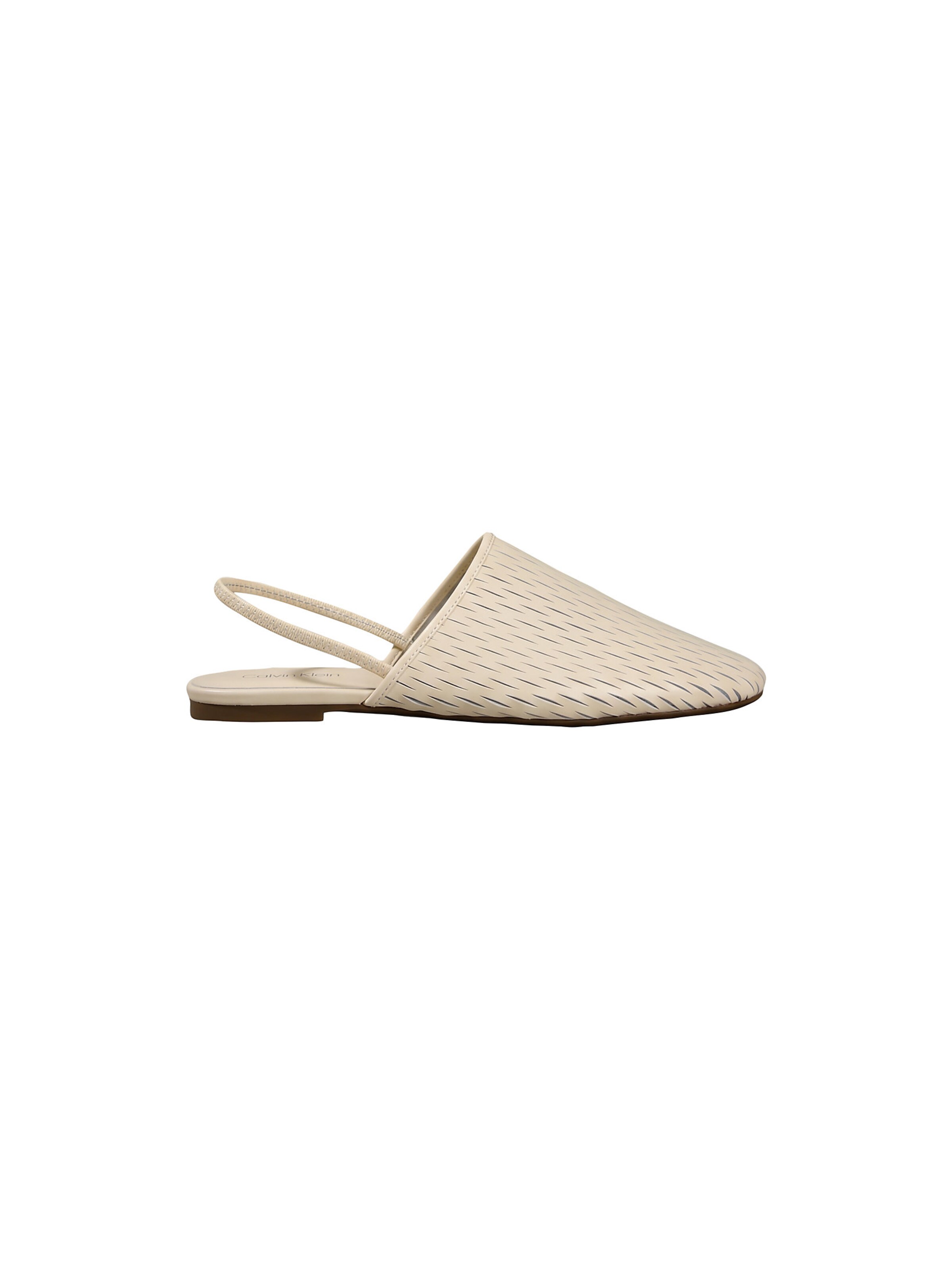 Mule Calvin Klein en beige : devant