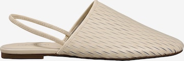 Mule Calvin Klein en beige : devant