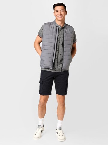 TOM TAILOR DENIM Vest in Grey