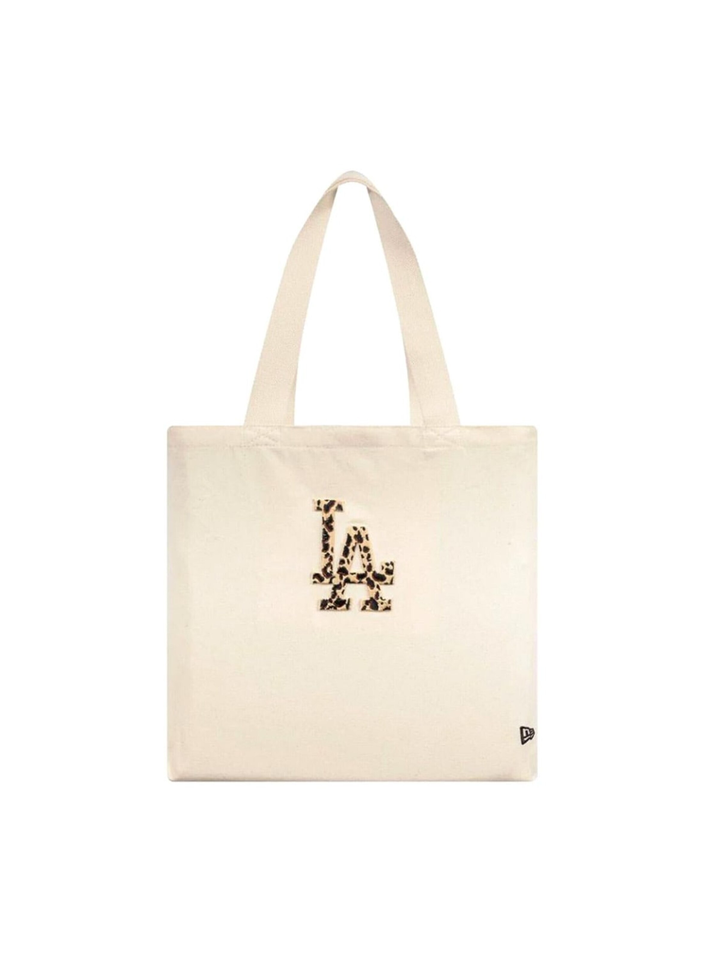 Borsa a spalla 'Animal Infill Canvas Tote Los Angeles Dodgers' di NEW ERA in beige: frontale
