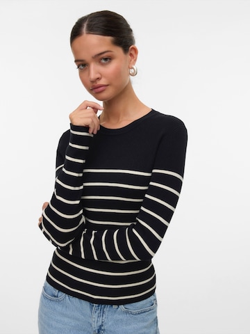 VERO MODA Pulóver 'VMGIZELLE' - fekete: elől
