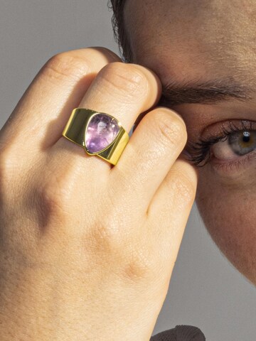 Luxenter Ring 'Sheak' in Purple