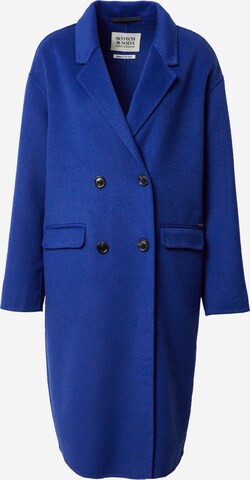 SCOTCH & SODA Between-seasons coat in Blue: front