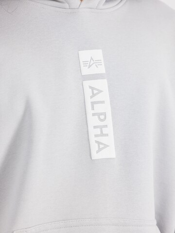ALPHA INDUSTRIES Sweatshirt 'Alpha PP' in Grey