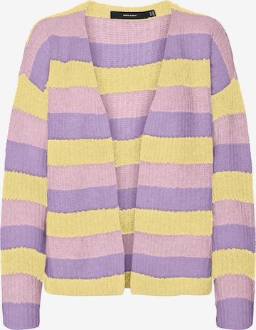 VERO MODA Knit Cardigan 'Julie' in Yellow: front