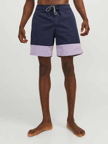 JACK & JONES Zwemshorts in Blauw: voorkant