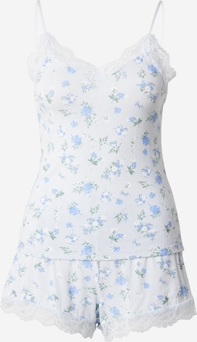 Hunkemöller Pyjamashortsit 'Nana' värissä sininen: etupuoli