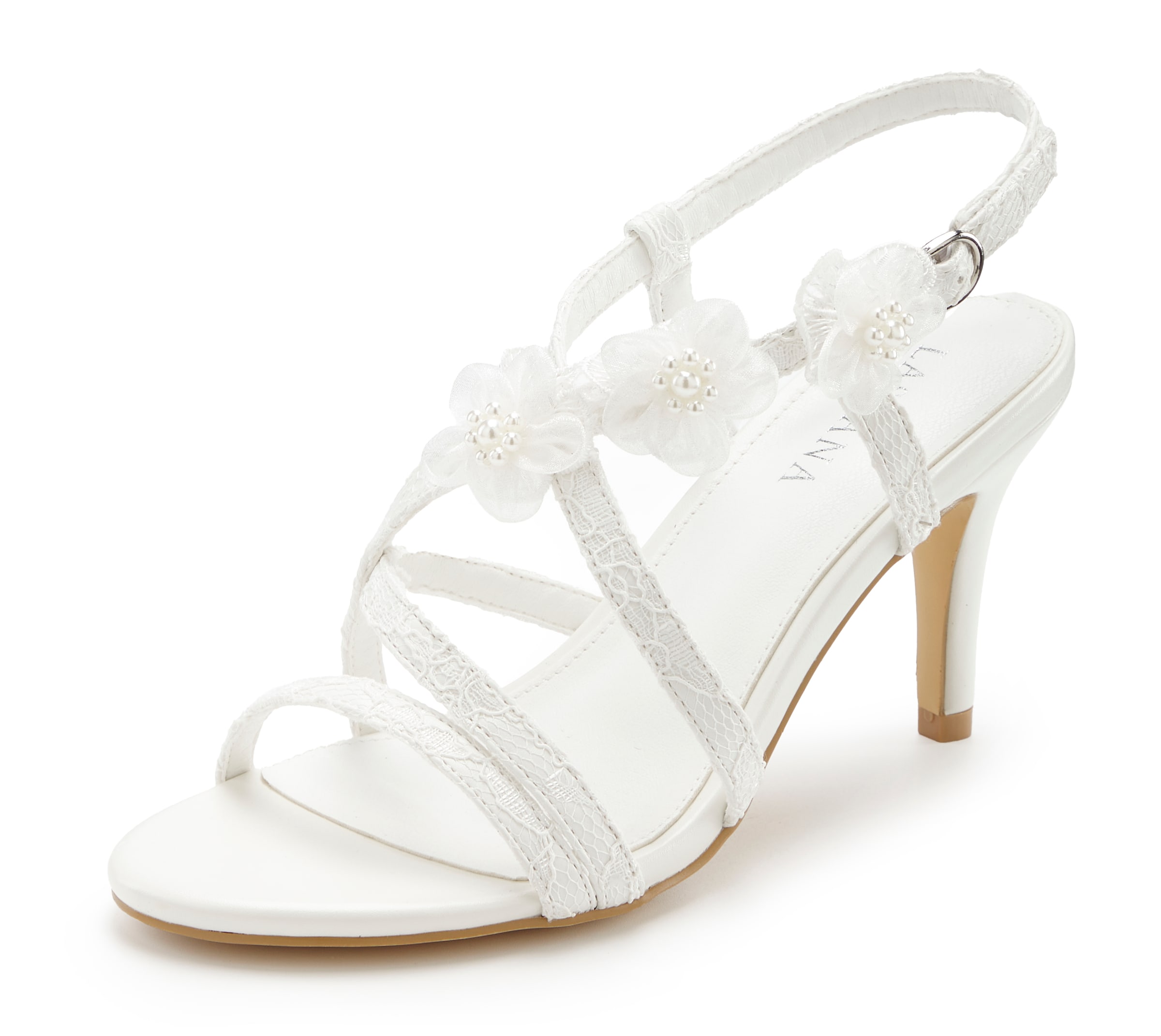 LASCANA Sandale in Weiß: Vorderseite