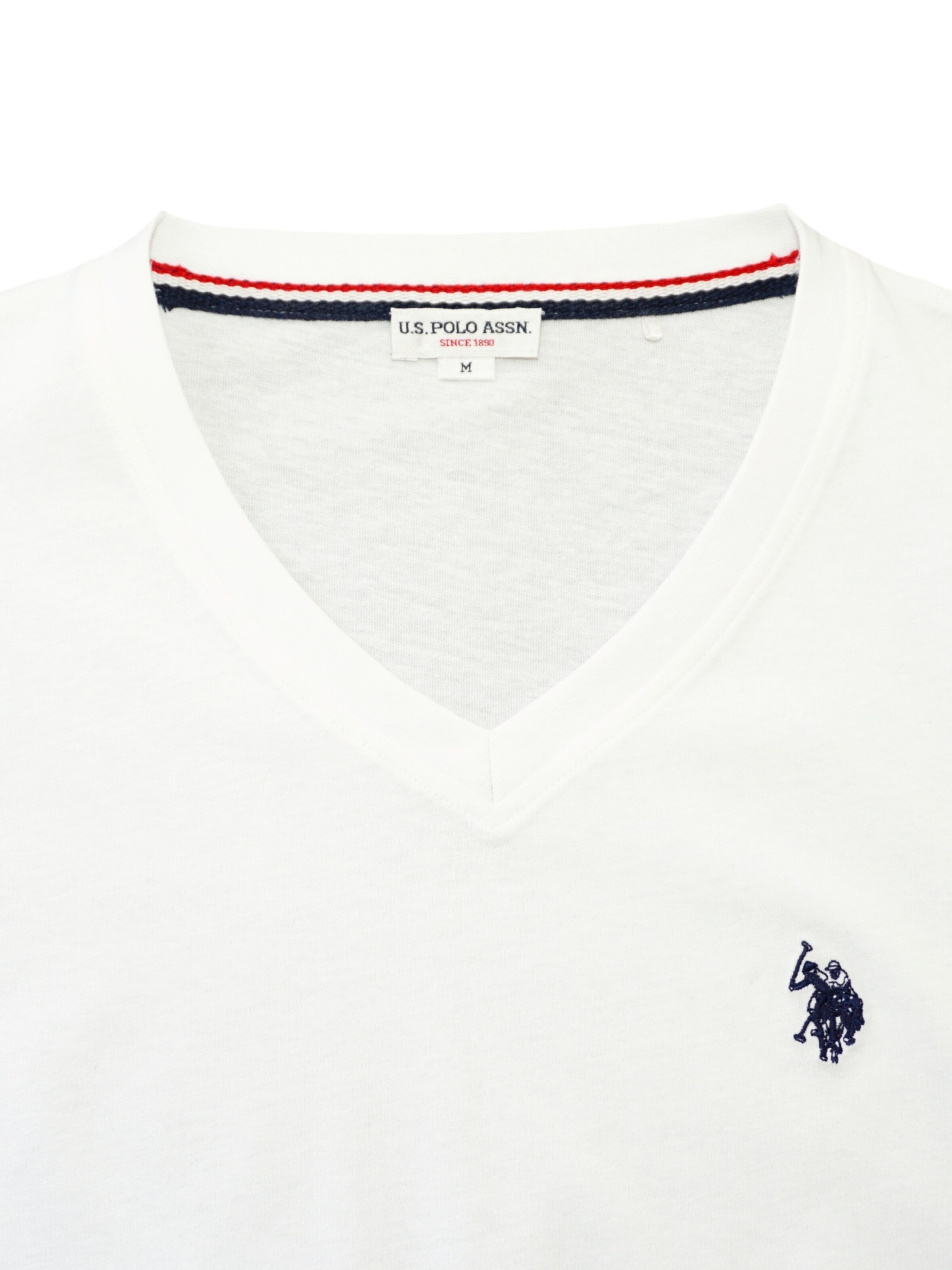 T-Shirt U.S. POLO ASSN. en blanc