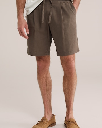 Loosefit Pantalon à pince WE Fashion en vert