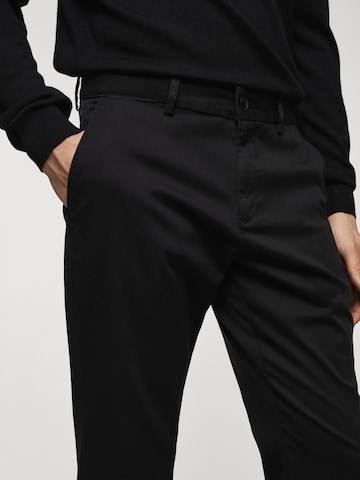 MANGO MAN Normální Kalhoty 'Pharo' – černá