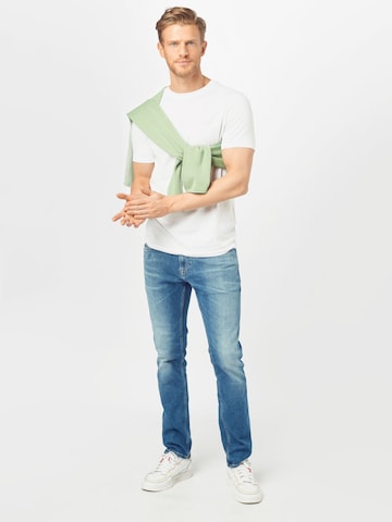 JOOP! Jeans Koszulka 'Alphis' w kolorze biały