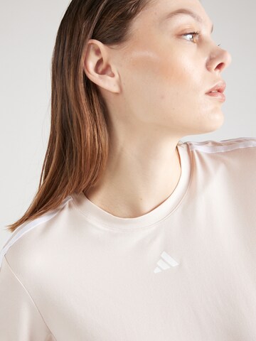 ADIDAS PERFORMANCE - Camisa funcionais 'Train Essentials' em bege