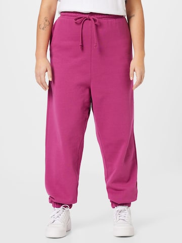 Cotton On Curve Tapered Broek in Roze: voorkant
