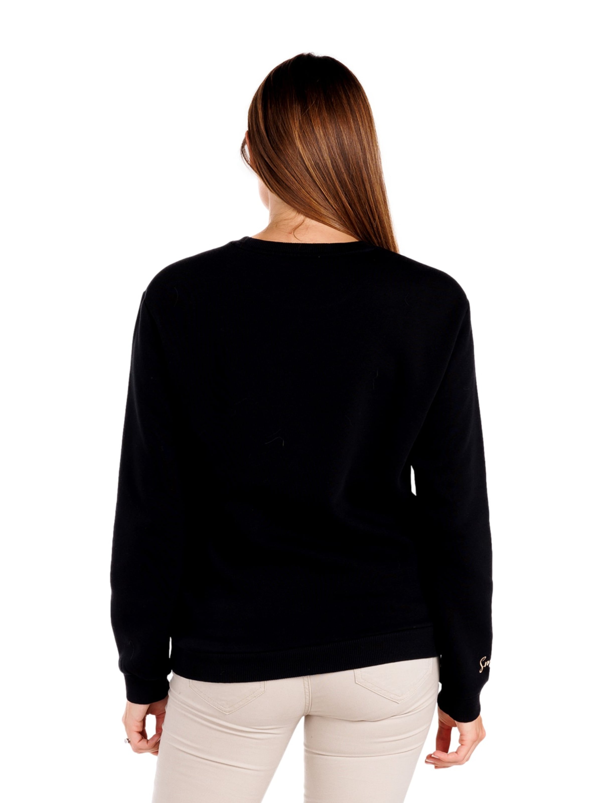 Key Largo Sweatshirt 'KISS' in Zwart