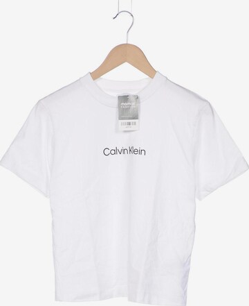 Calvin Klein T-Shirt S in Weiß: predná strana