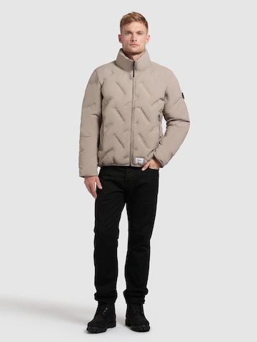 khujo Jacke 'Clover' in Braun